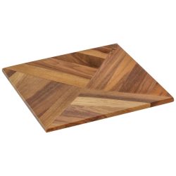 VEGA Speisenbrett Carbo; 18.4x18.4x1.9 cm (LxBxH); nussbaum; konisch