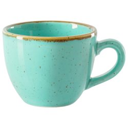 VEGA Espresso-Obertasse Sidina; 80 ml, 6.5x5 cm (ØxH); türkis; rund; 6 Stück / Pack