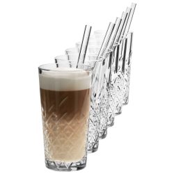 VEGA Latte-Macchiato-Set 12-teilig; 360 ml, 7.9x14.7 cm (ØxH); transparent