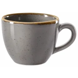 VEGA Espresso-Obertasse Sidina; 80 ml, 6.5x5 cm (ØxH); grau; rund; 6 Stück / Pack
