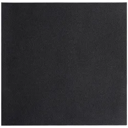 GARCIA DE POU Serviette Arla 1/4 Falz; 20x20 cm (BxL); schwarz; 100 Stück / Pack
