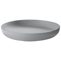 PULSIVA Teller tief Guscia; 800 ml, 22.4x4.3 cm (ØxH); grau; rund; 6 Stück / Pack