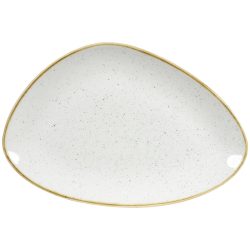 Churchill Chefs Platte Stonecast Barley White dreieckig; 20.5x30.4x20.5 cm (LxBxH); weiss/braun; dreieckig; 6 Stück / Pack