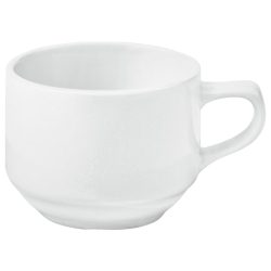 PULSIVA Kaffeetasse Rondon; 180 ml, 7.9x6.2 cm (ØxH); weiss; rund; 6 Stück / Pack