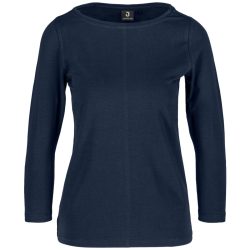 JOBELINE Damen Shirt Malme Dreiviertelarm; Kleidergrösse S; navy