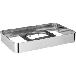VEGA Gestell Chafing-Dish Fenton 1/1 GN ohne Füsse; 57x38x10 cm (BxTxH); silber