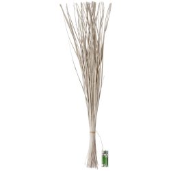 Palmblätterzweige Abeba mit LEDs; 80 cm (L); champagner