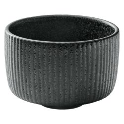 Playground Becher Nara nieder Relief; 300 ml, 9.7x6.7 cm (ØxH); schwarz; 6 Stück / Pack