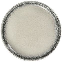 VEGA Teller flach Nagoya; 23x2.7 cm (ØxH); weiss/grau; rund; 4 Stück / Pack