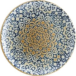 Bonna Teller flach Alhambra; 21 cm (Ø); blau/weiss/braun; rund; 12 Stück / Pack