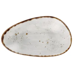 VEGA Platte Nebro organisch; 17x10x3 cm (LxBxH); hellgrau; 6 Stück / Pack