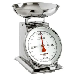Gastroback Mechanische Küchenwaage Classic; 15x10x21 cm (LxBxH); edelstahl