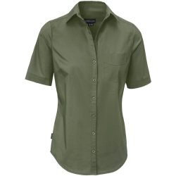 JOBELINE Damenbluse Kim Halbarm; Kleidergrösse 34; oliv