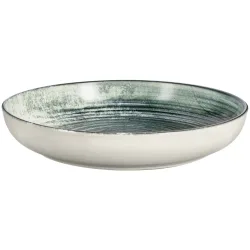 VEGA Teller Etana tief; 700 ml, 22x4 cm (ØxH); weiss/anthrazit; rund; 6 Stück / Pack