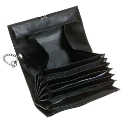 PULSIVA Kellnerbörse Basic; 18.3x9.6 cm (LxB); schwarz; rechteckig