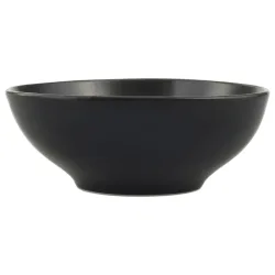 Porland Schale Ironstone; 420 ml, 14x5.6 cm (ØxH); dunkelbraun/schwarz; rund; 6 Stück / Pack