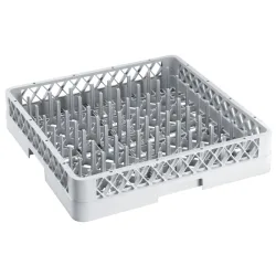 PULSIVA Tellerspülkorb geschlossen; 50x50x10 cm (BxTxH); grau