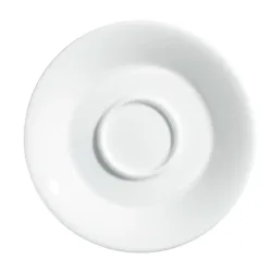 VEGA Milchkaffee-Untertasse Bistro; 15x2.2 cm (ØxH); weiss; rund; 6 Stück / Pack