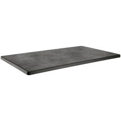 PULSIVA Tischplatte Sevelit rechteckig; 115x70 cm (LxB); beton; rechteckig