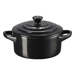 Le Creuset Mini Cocotte 10 cm; 250 ml, 10x5 cm (ØxH); schwarz; rund