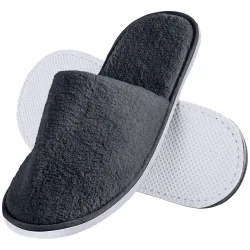 ERWIN M. Hotelslipper Lance geschlossen; Schuhgrösse universal; grau; 10 Paar / Pack