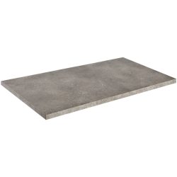 VEGA Outdoor-HPL Tischplatte Esterno rechteckig; 130x80x3 cm (LxBxH); beton; rechteckig