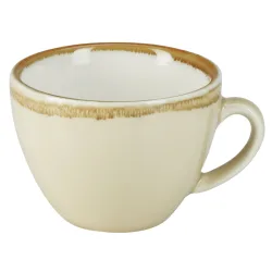 PULSIVA Kaffeetasse Glaze 2.0; 200 ml, 8.9x6.5 cm (ØxH); sand; 6 Stück / Pack