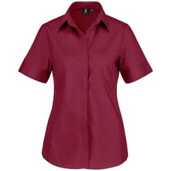 JOBELINE Damen Bluse Fiore Kurzarm; Kleidergrösse 38; bordeaux