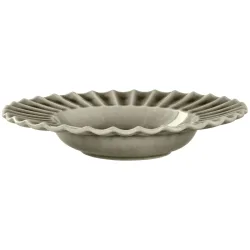 VEGA Teller tief Flora mit Fahne; 300 ml, 24.3x4.6 cm (ØxH); grau; rund; 4 Stück / Pack