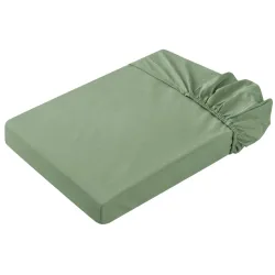 ERWIN M. Spannbettlaken Siena mit Eckgummis; 140x200 cm (BxL); khaki