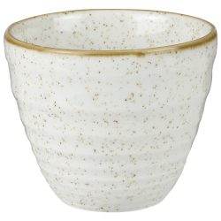 Churchill Ripple Chip Mug Stonecast Barley White; 280 ml, 9.5x8.3 cm (ØxH); weiss/braun; rund; 12 Stück / Pack