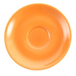 PULSIVA Espresso-Untertasse Joy 2.0; 12.5 cm (Ø); orange; rund; 6 Stück / Pack