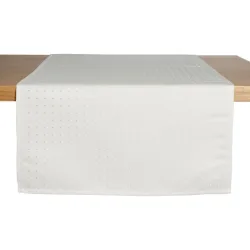 ERWIN M. Tischläufer Nito; 50x130 cm (BxL); weiss; rechteckig