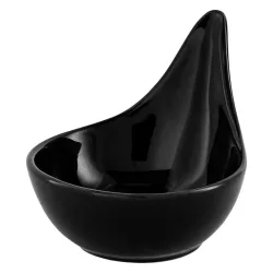 VEGA Mini-Schälchen Tropfen; 60 ml, 8.8x6.8x6.3 cm (LxBxH); schwarz; 12 Stück / Pack