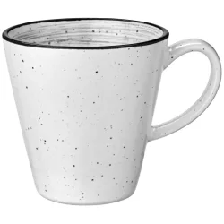 VEGA Kaffee-Obertasse Fungio; 200 ml, 8x7.5 cm (ØxH); weiss/schwarz; rund; 6 Stück / Pack