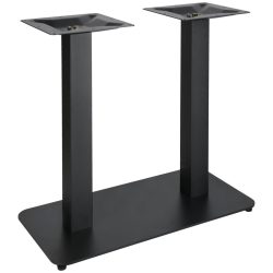 PULSIVA Doppel-Tischgestell Tavio; 80x40x72 cm (BxLxH); schwarz