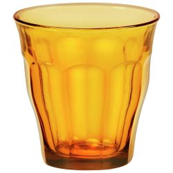 Duralex Universalglas  Picardie farbig; 250 ml, 8.7x9 cm (ØxH); gelb; 6 Stück / Pack