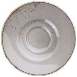 VEGA Espresso-Untertasse Palana; 12.4 cm (Ø); grau; rund; 6 Stück / Pack