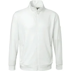JOBELINE Herrensweatjacke Saloa; Kleidergrösse S; weiss