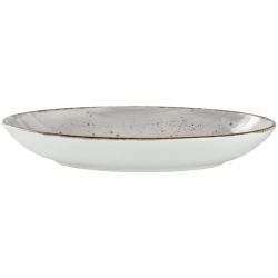 VEGA Teller tief Nebro oval; 800 ml, 27x20.5x4.2 cm (LxBxH); hellgrau; oval; 6 Stück / Pack