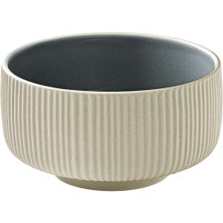 Playground Schüssel Nara Relief; 880 ml, 15x7.8 cm (ØxH); grau; 6 Stück / Pack