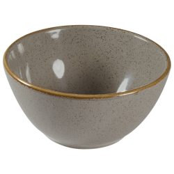 Churchill Bowl Stonecast Peppercorn Snack; 400 ml, 13 cm (Ø); grau/braun; rund; 12 Stück / Pack