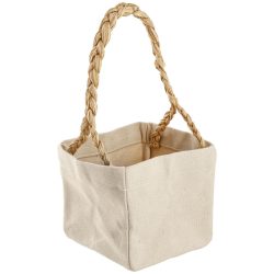 Deko-Körbchen Agnis; 12x12x12 cm (LxBxH); natur; quadratisch