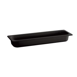 APS GN 1/4 Behälter ECO LINE, Melamin; GN 2/4, 3000 ml, 53x16.2x6.5 cm (LxBxT); schwarz