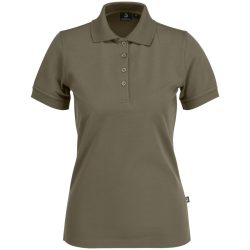 JOBELINE Damen Poloshirt Fly Kurzarm; Kleidergrösse M; taupe