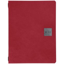 VEGA Speisekarte Abbotsford Menu, A4; DIN A4, 24x31.6 cm (BxH); rot