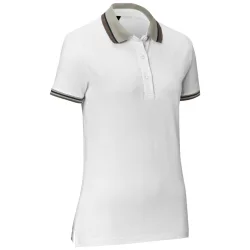 JOBELINE Damen-Polo Cato Line; Kleidergrösse XS; weiss