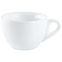 PULSIVA Kaffeetasse Nissa; 150 ml, 8.5x5.8 cm (ØxH); weiss; rund; 6 Stück / Pack