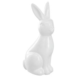 Deko-Osterhase Conny; 5.5x4.5x12 cm (LxBxH); weiss