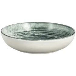 VEGA Teller Etana tief; 400 ml, 17x4 cm (ØxH); weiss/anthrazit; rund; 6 Stück / Pack